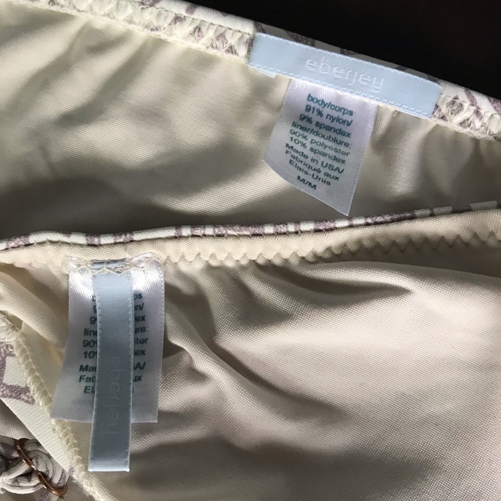 Cream Patterned Eberjey Bikini - image 5